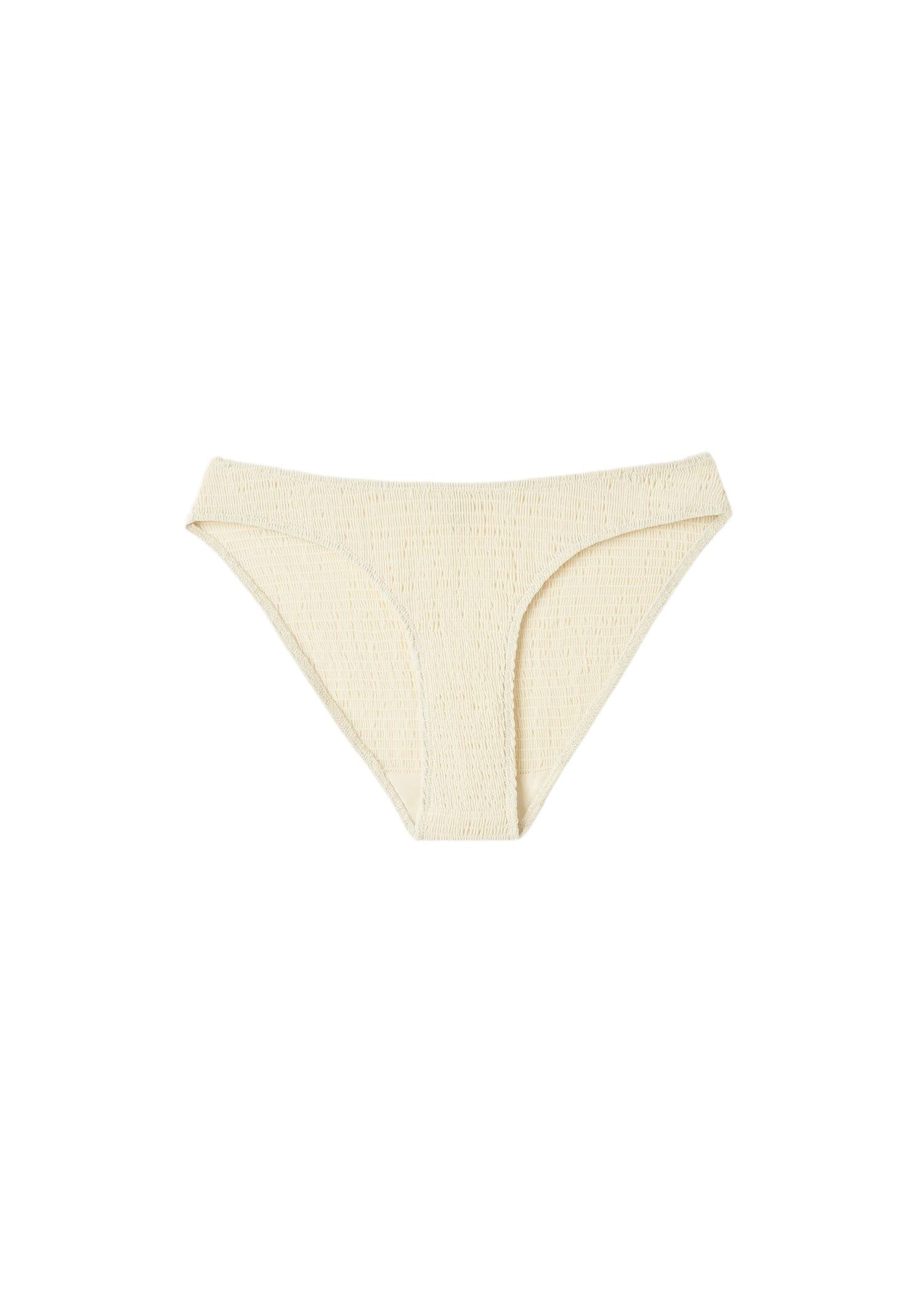 SMOCKED MINI BIKINI BOTTOMS
