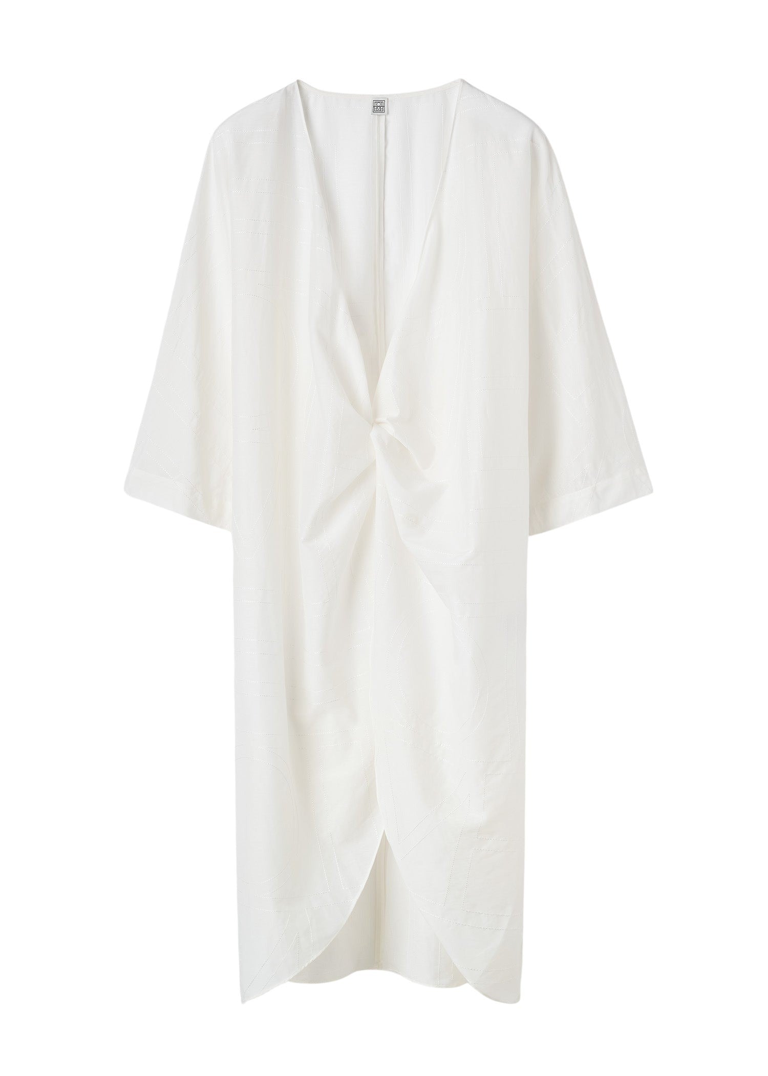 Blouse longue à nœuds brodé - Tofu