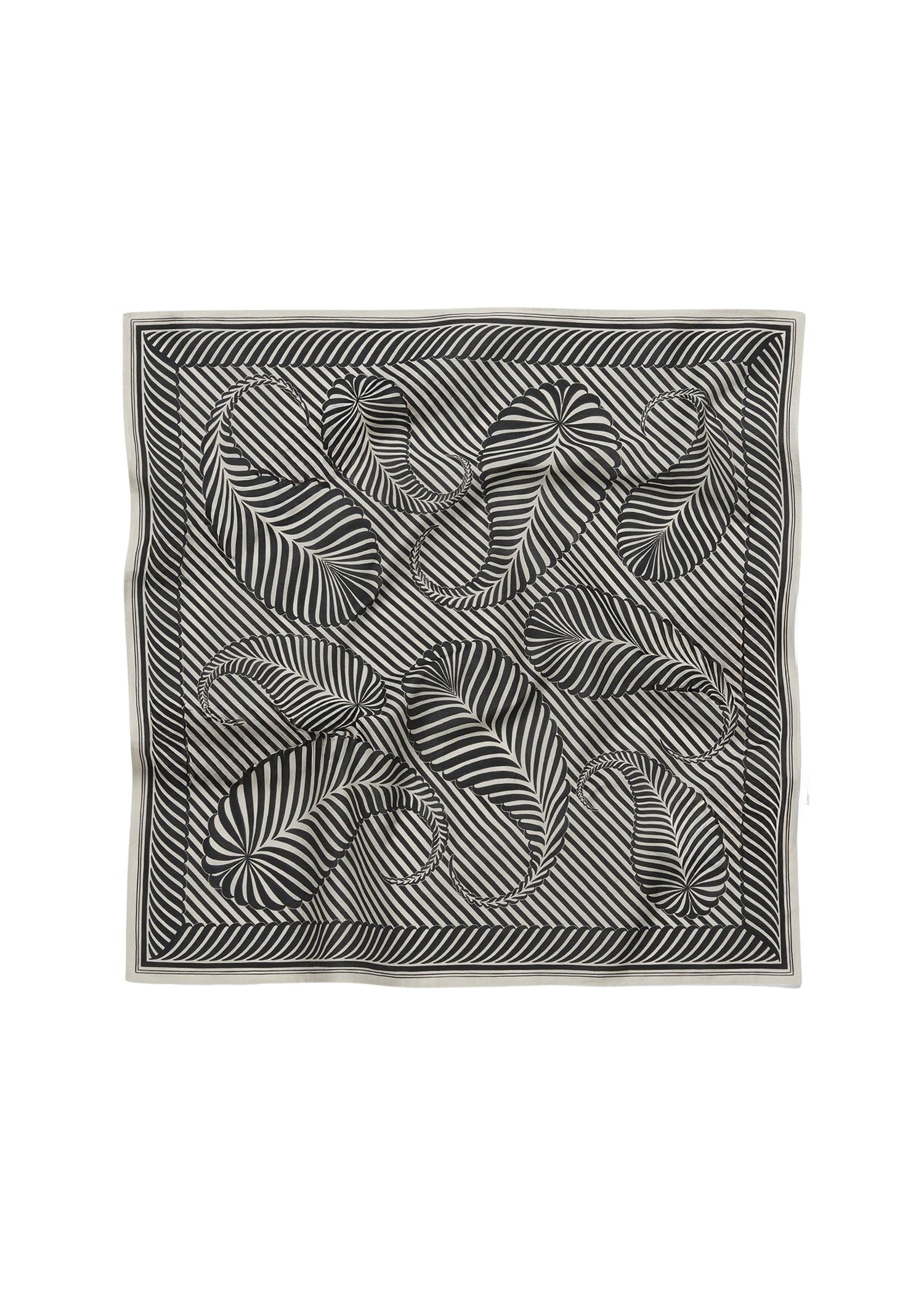 Écharpe à motif tissée - Black