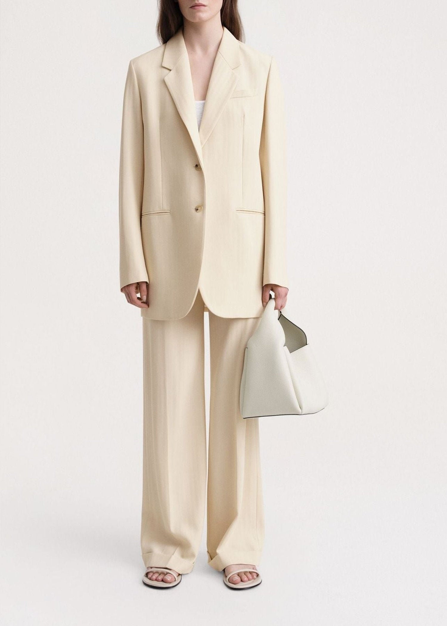 Blazer à chevrons - Bleached Sand
