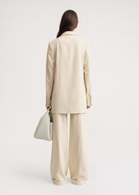 Blazer à chevrons - Bleached Sand