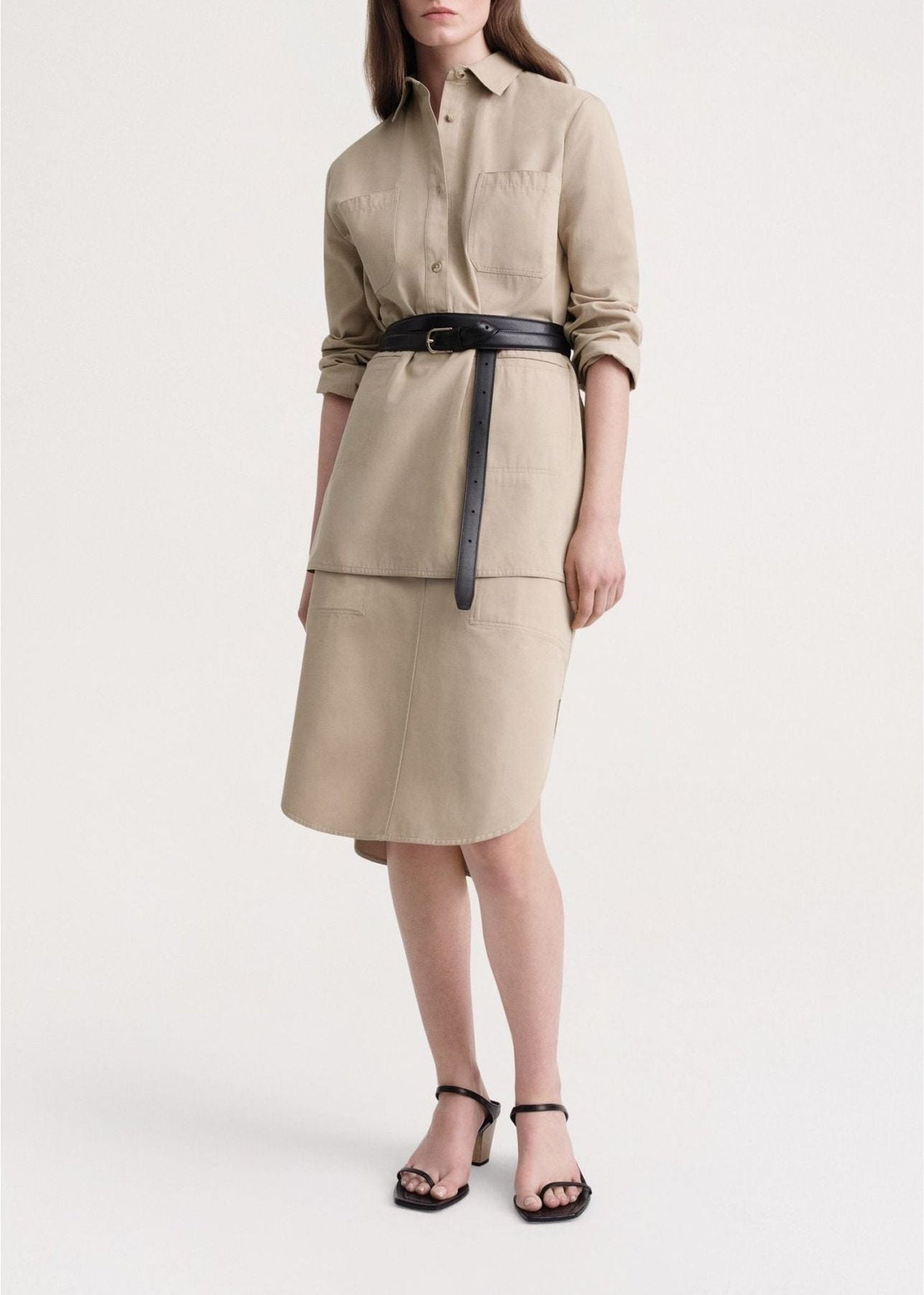 Shirt with pockets - Overcast Beige