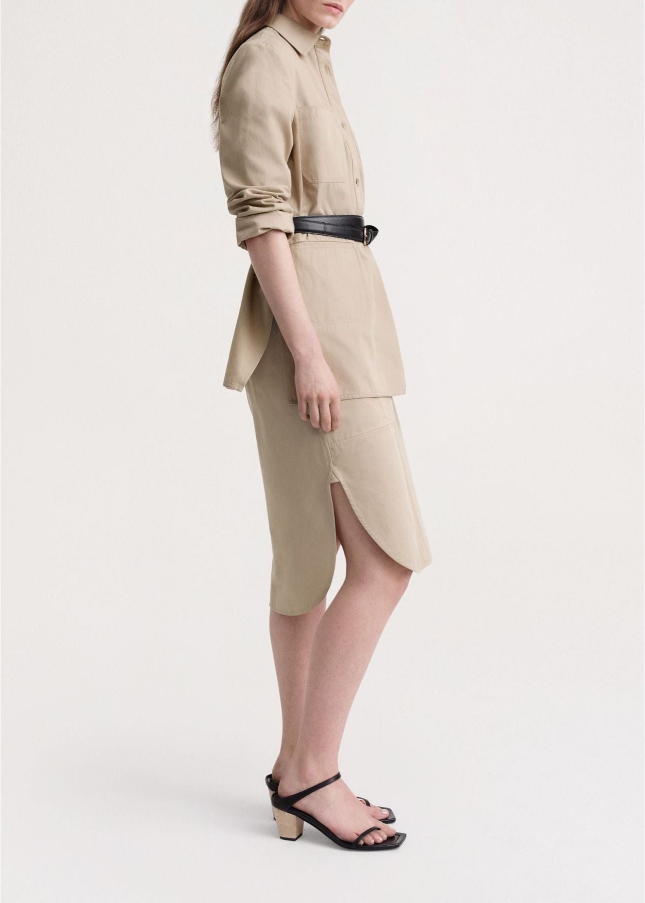 Shirt with pockets - Overcast Beige