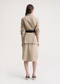 Shirt with pockets - Overcast Beige