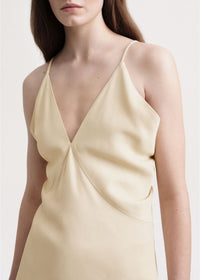 Débardeur Cami drapé en satin - Bleached Sand