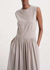 Robe midi sans manches - Pale Sage