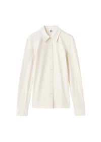 Casual shirt with pointed collar - Macadamia