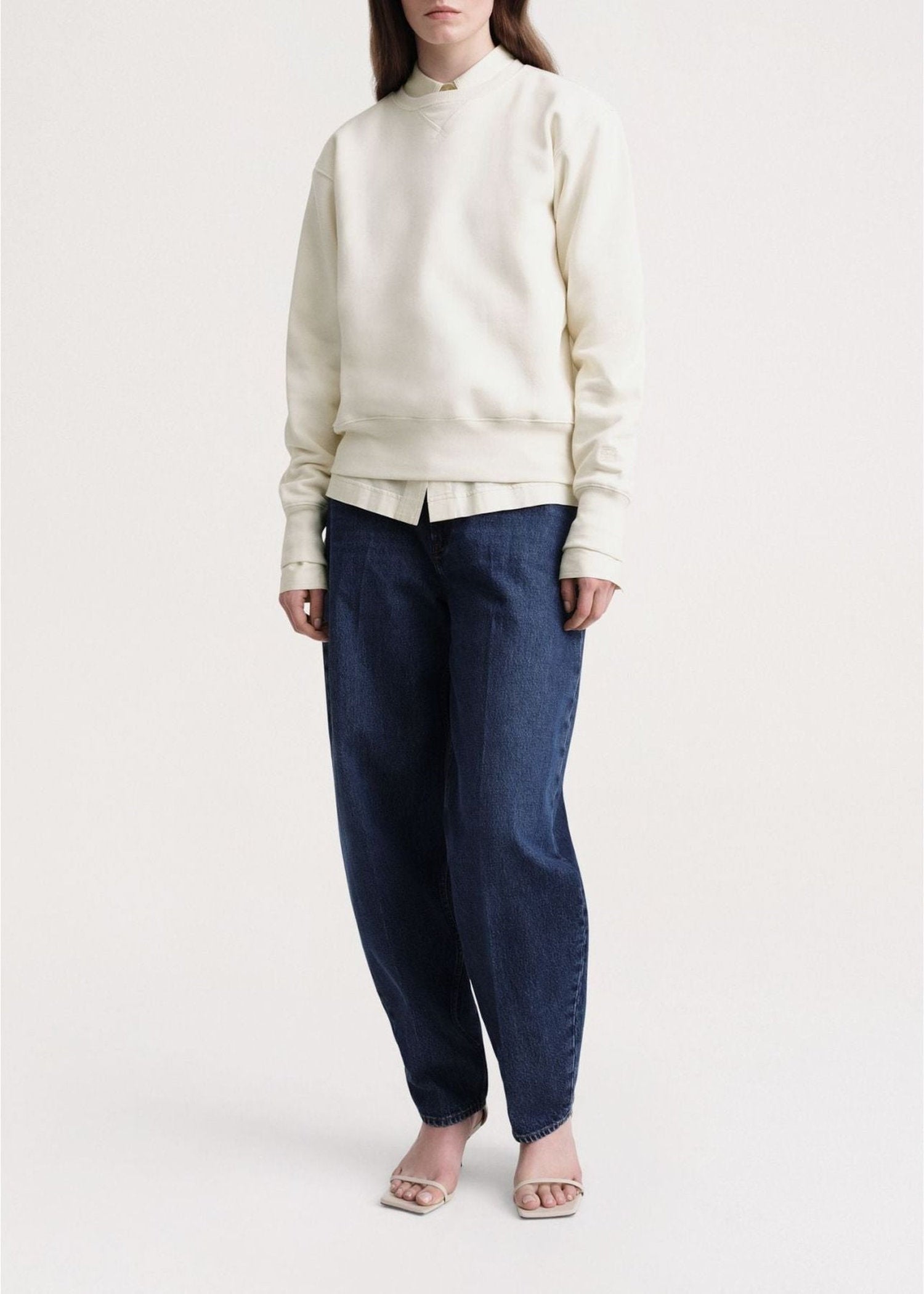 Sweatshirt à col rond - Off White