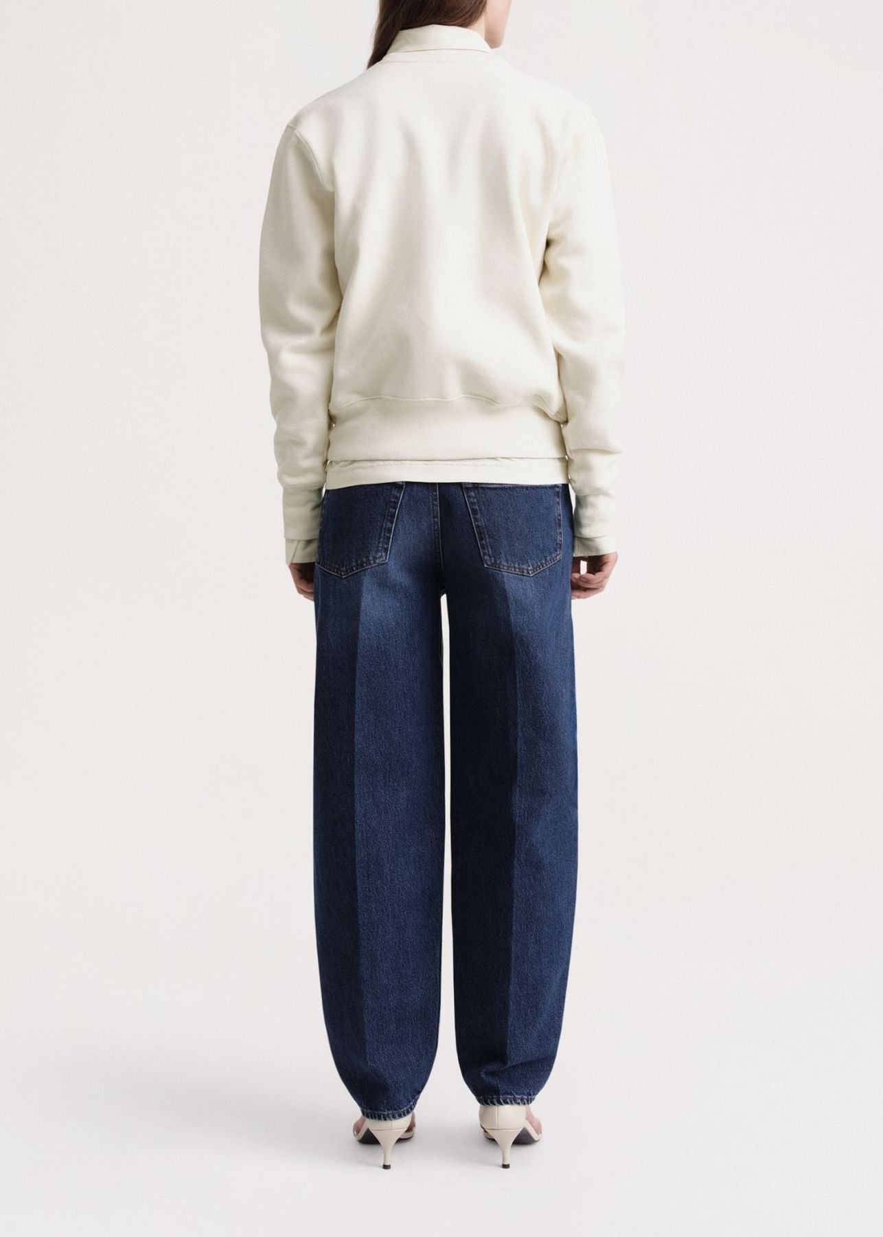 Sweatshirt à col rond - Off White