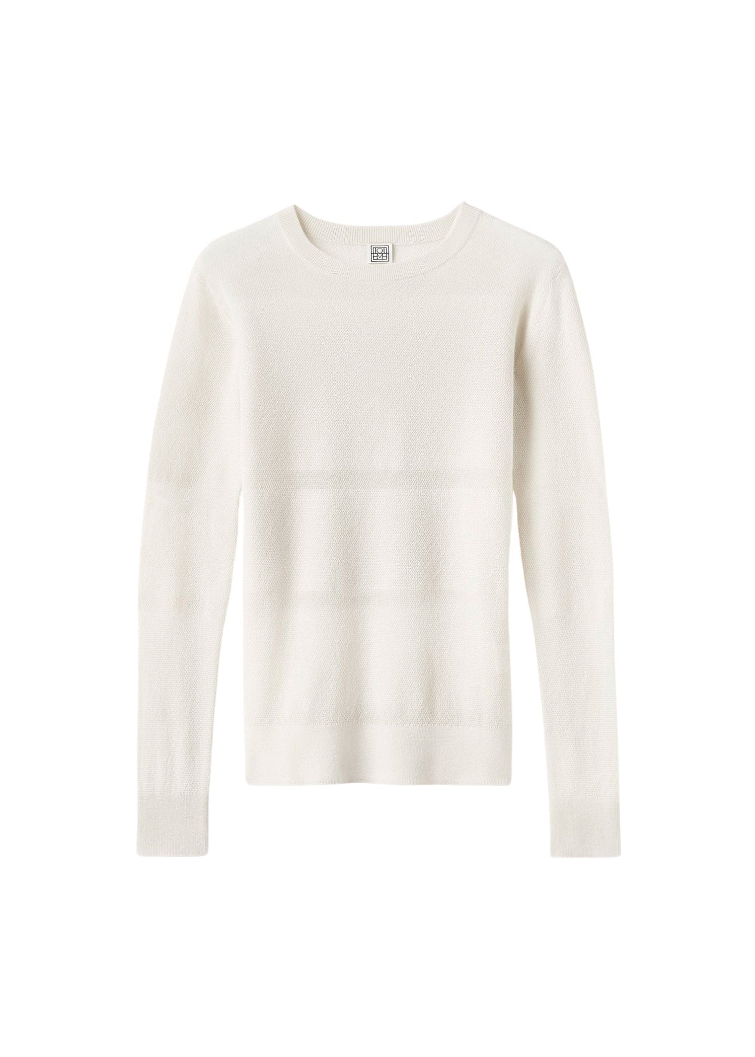 Horizontal striped sweater - Butter Cream