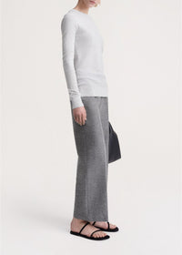 Pull à rayures horizontales - Light Grey Melange