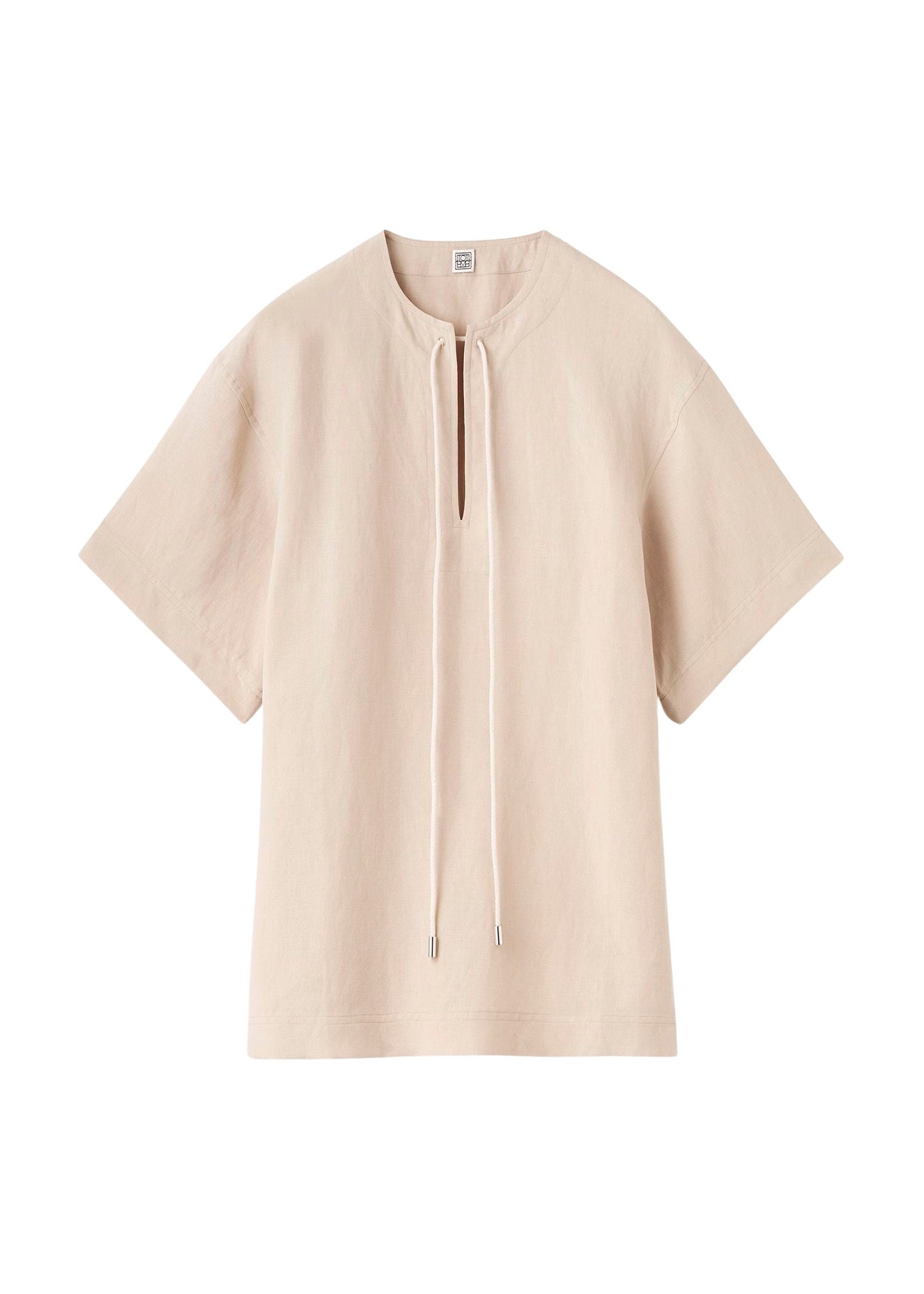 T-shirt à cordons - Overcast Beige