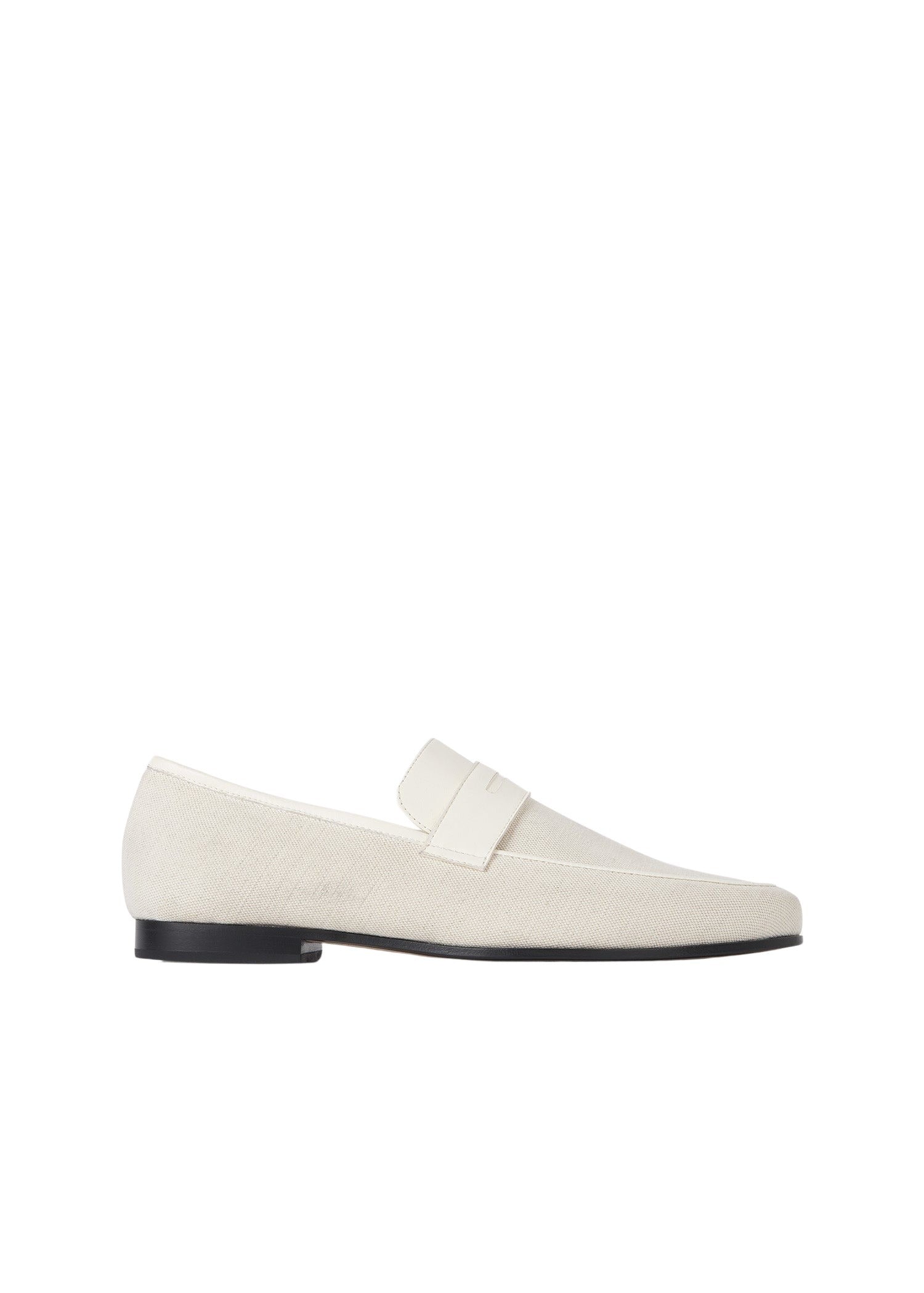 Mocassins Penny à brides - Beige & Off White