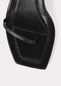 Sandales à talons 60 en cuir - Black