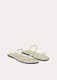 Sandales City à double bride en cuir - Bleached Sand