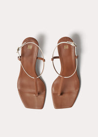 THE BICOLOR LEATHER SANDAL