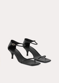 Sandales à talons 55 avec lanières - Black Lizard
