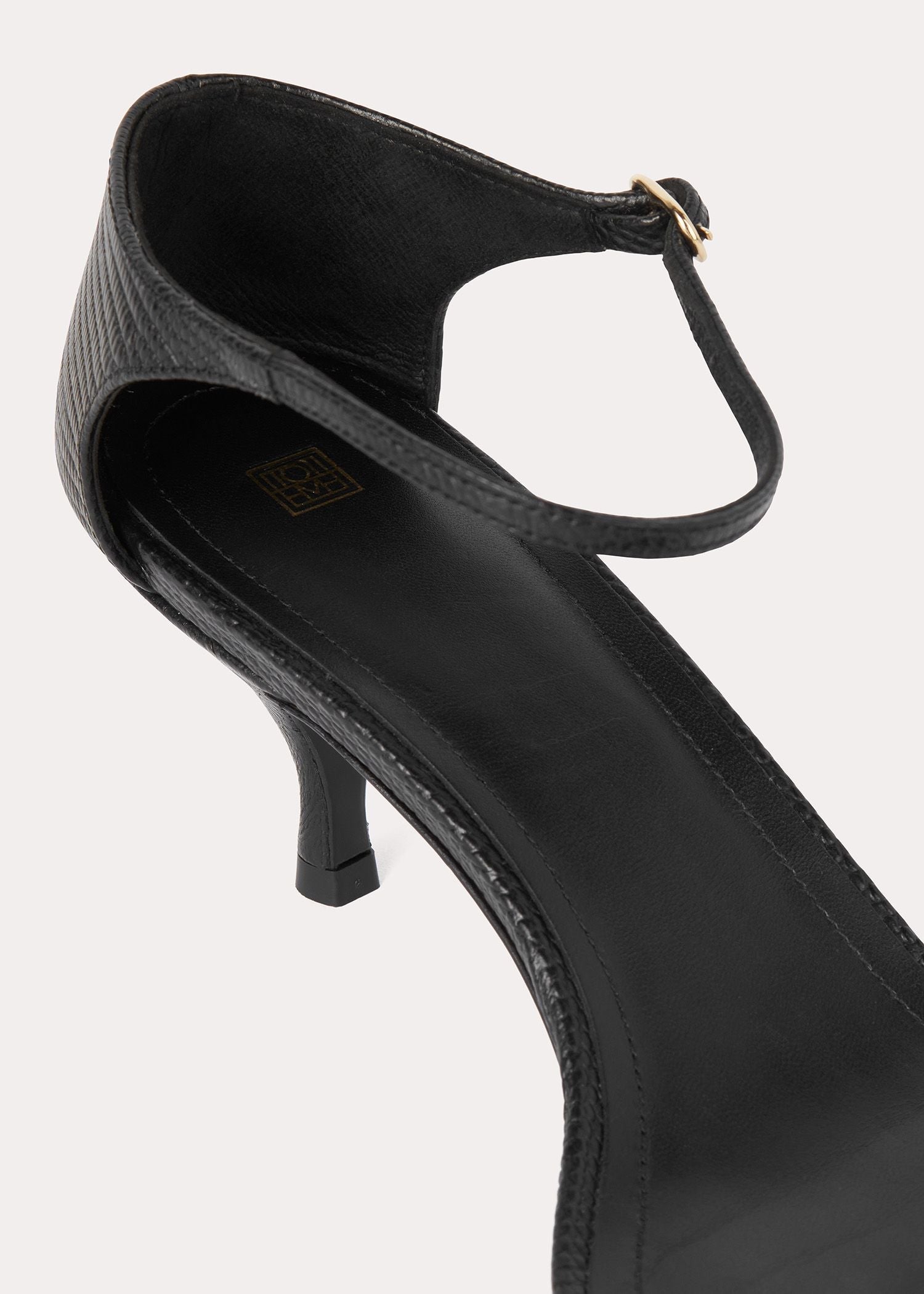 Sandales à talons 55 avec lanières - Black Lizard