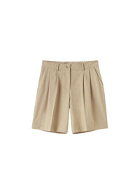 Bermuda à pinces - Overcast Beige