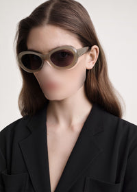 Lunettes de soleil ovales - Warm Steel