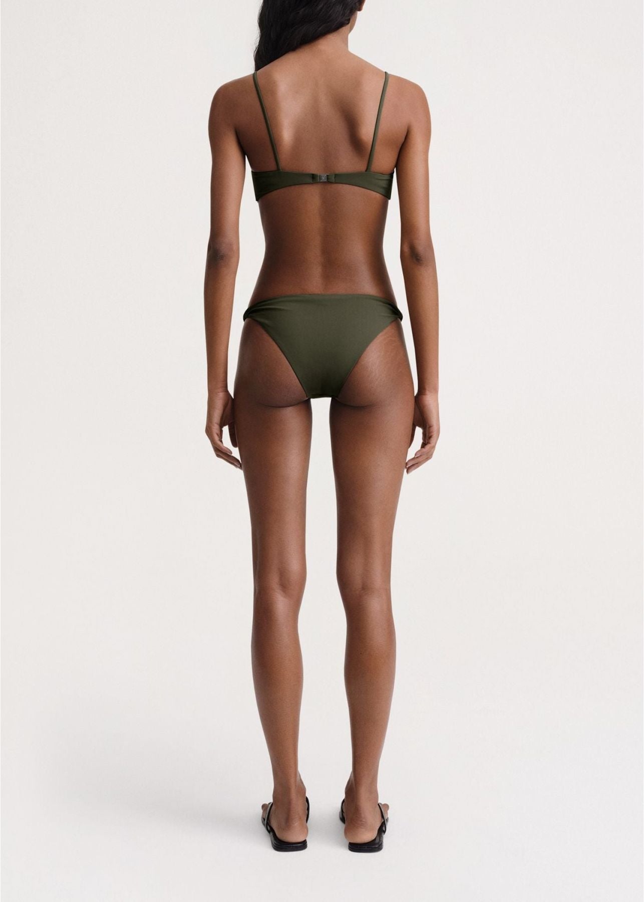 Haut de bikini torsadé - Faded Olive