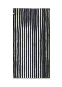 Serviette à rayures dessinées - Dark Navy Stripe