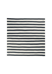Écharpe à rayures dessinées - Dark Navy Stripe