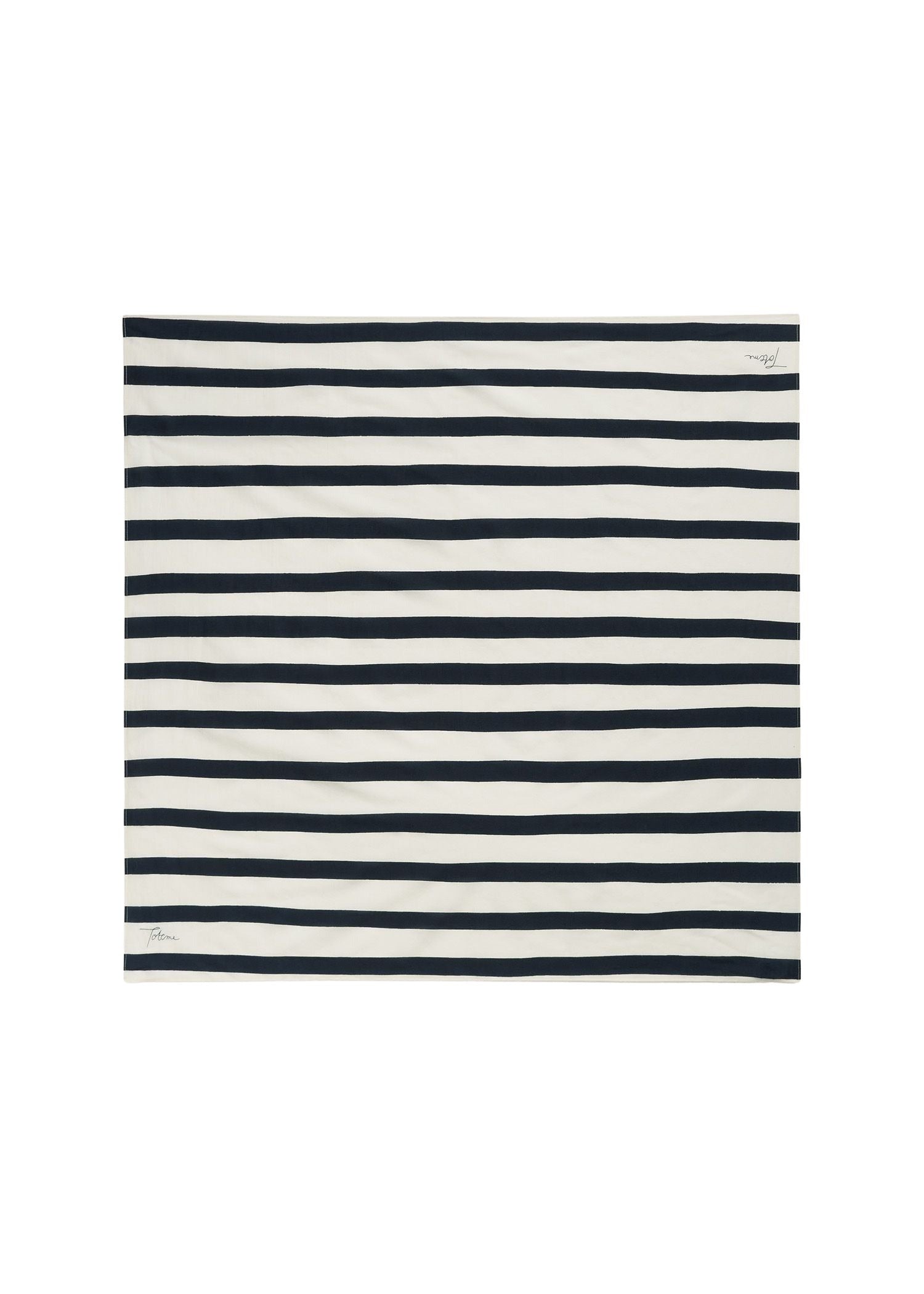 Écharpe à rayures dessinées - Dark Navy Stripe