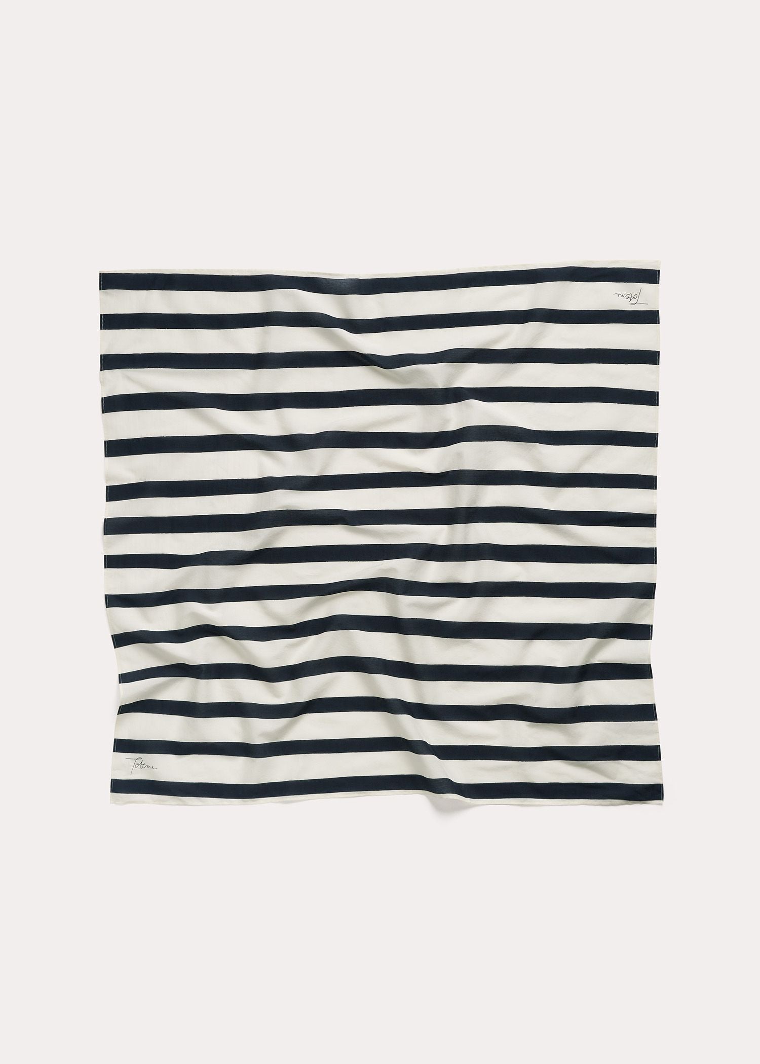 Écharpe à rayures dessinées - Dark Navy Stripe