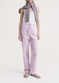 Pantalon à cordon de serrage pressé - Lilac