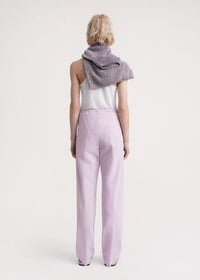 Pantalon à cordon de serrage pressé - Lilac