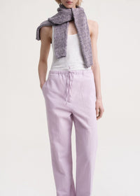 Pantalon à cordon de serrage pressé - Lilac