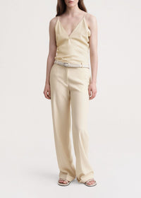 Pantalon de tailleur à chevrons - Bleached Sand