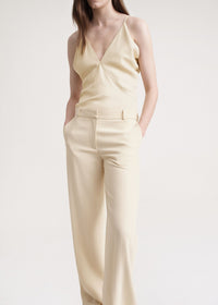 Pantalon de tailleur à chevrons - Bleached Sand