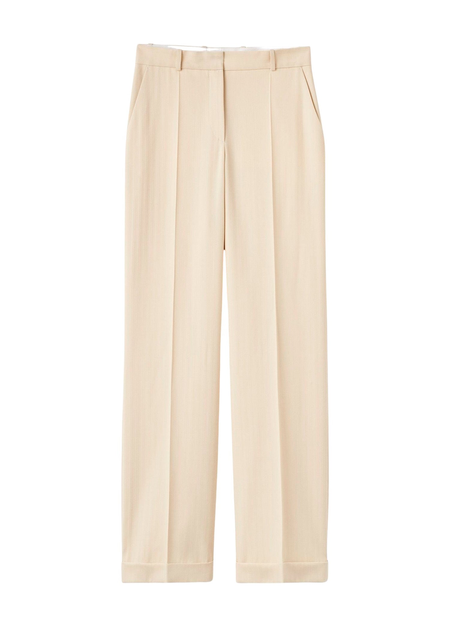 Pantalon de tailleur à chevrons - Bleached Sand