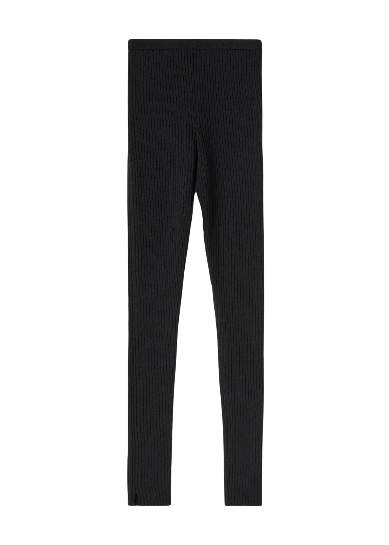 Legging tricoté en laine - Black