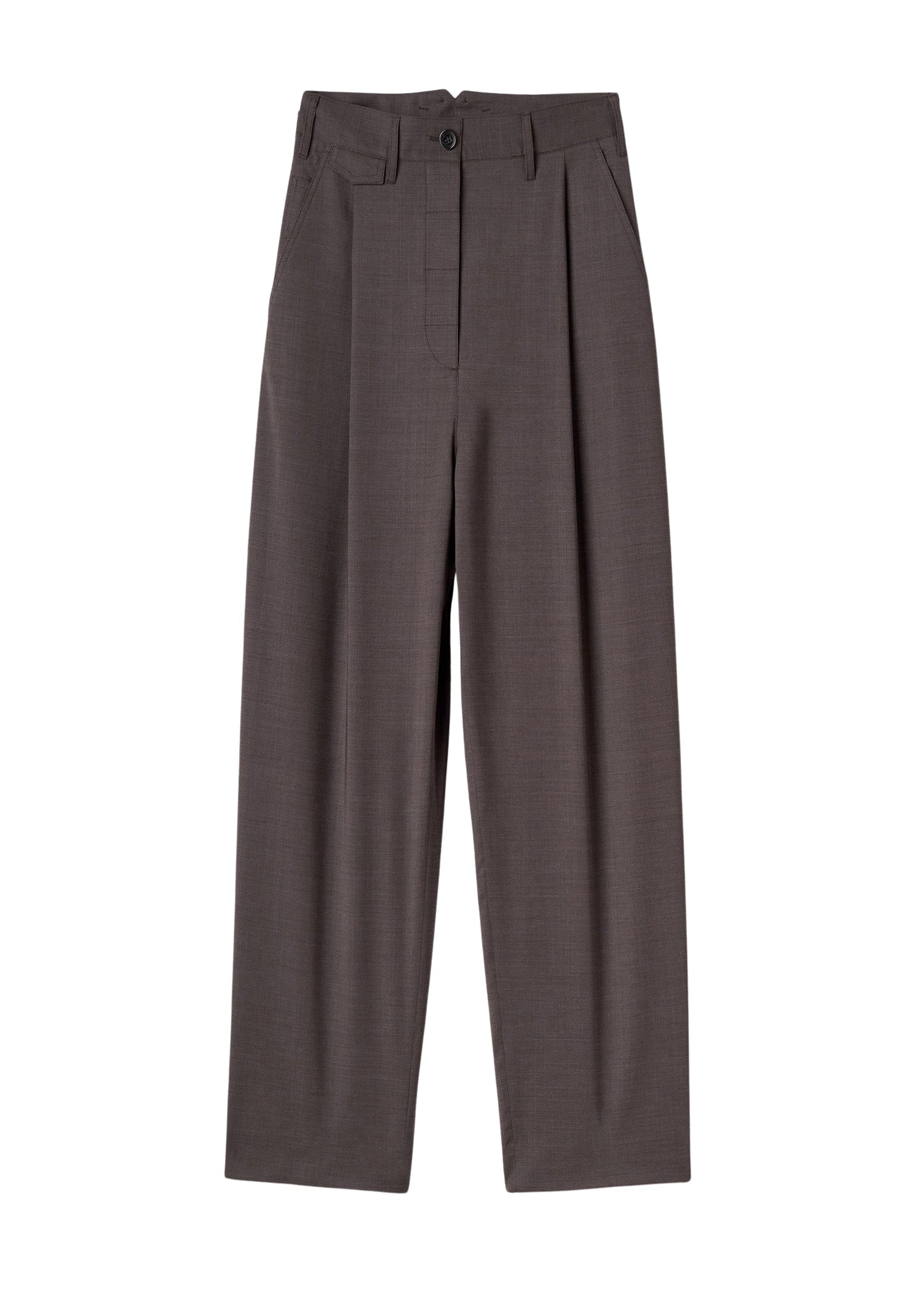 Pantalon à boutons fluide en laine - Mole