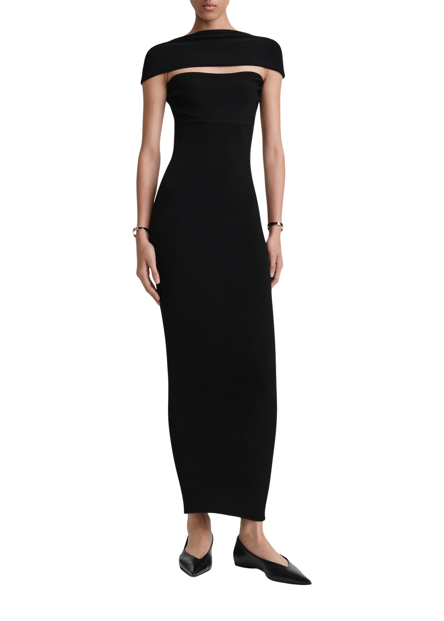 SLIP-THROUGH KNIT DRESS