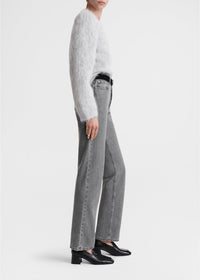Pull en laine mélangée - Light Grey melange
