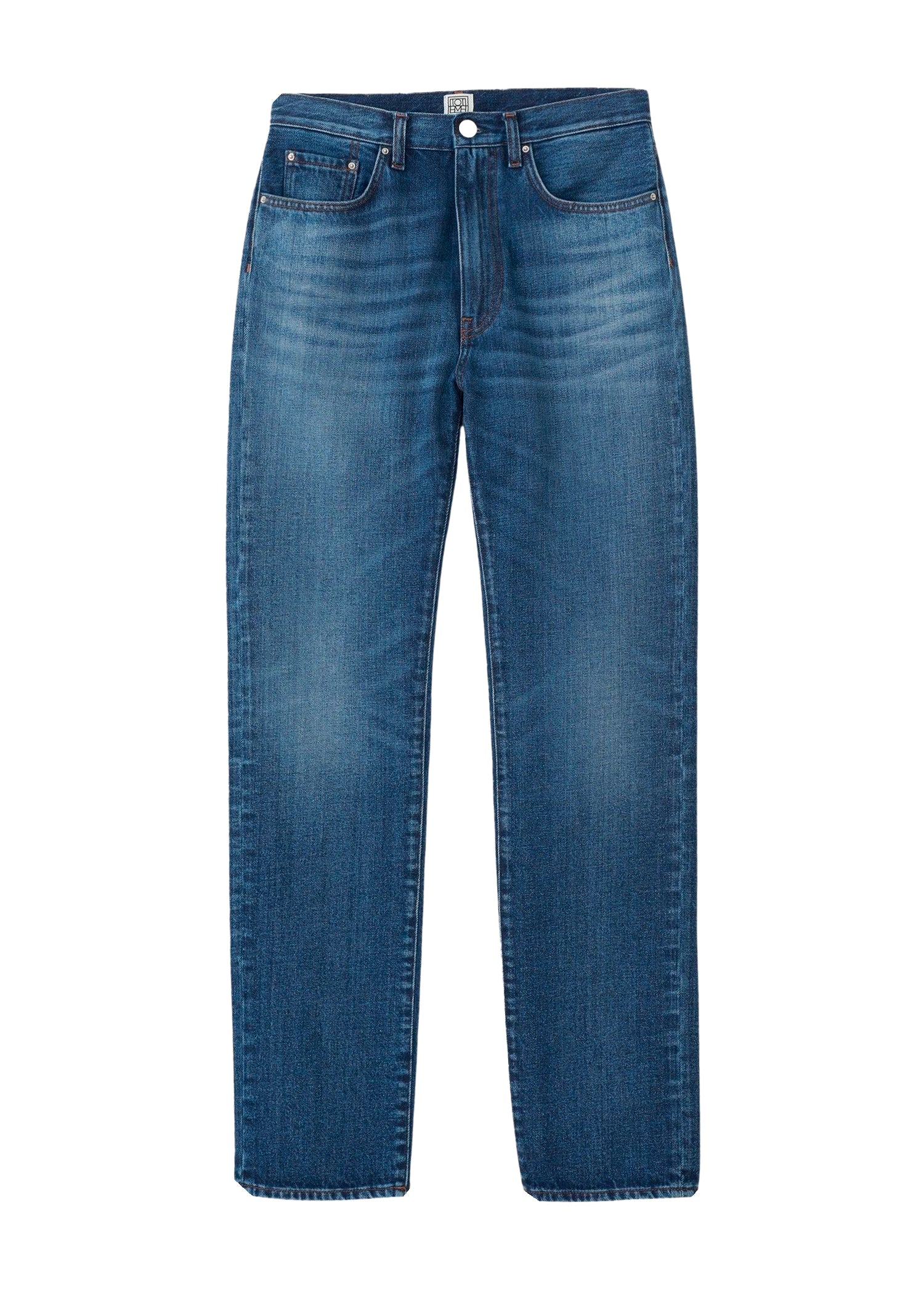 Pantalon coupe régulière en denim - Vintage Wash