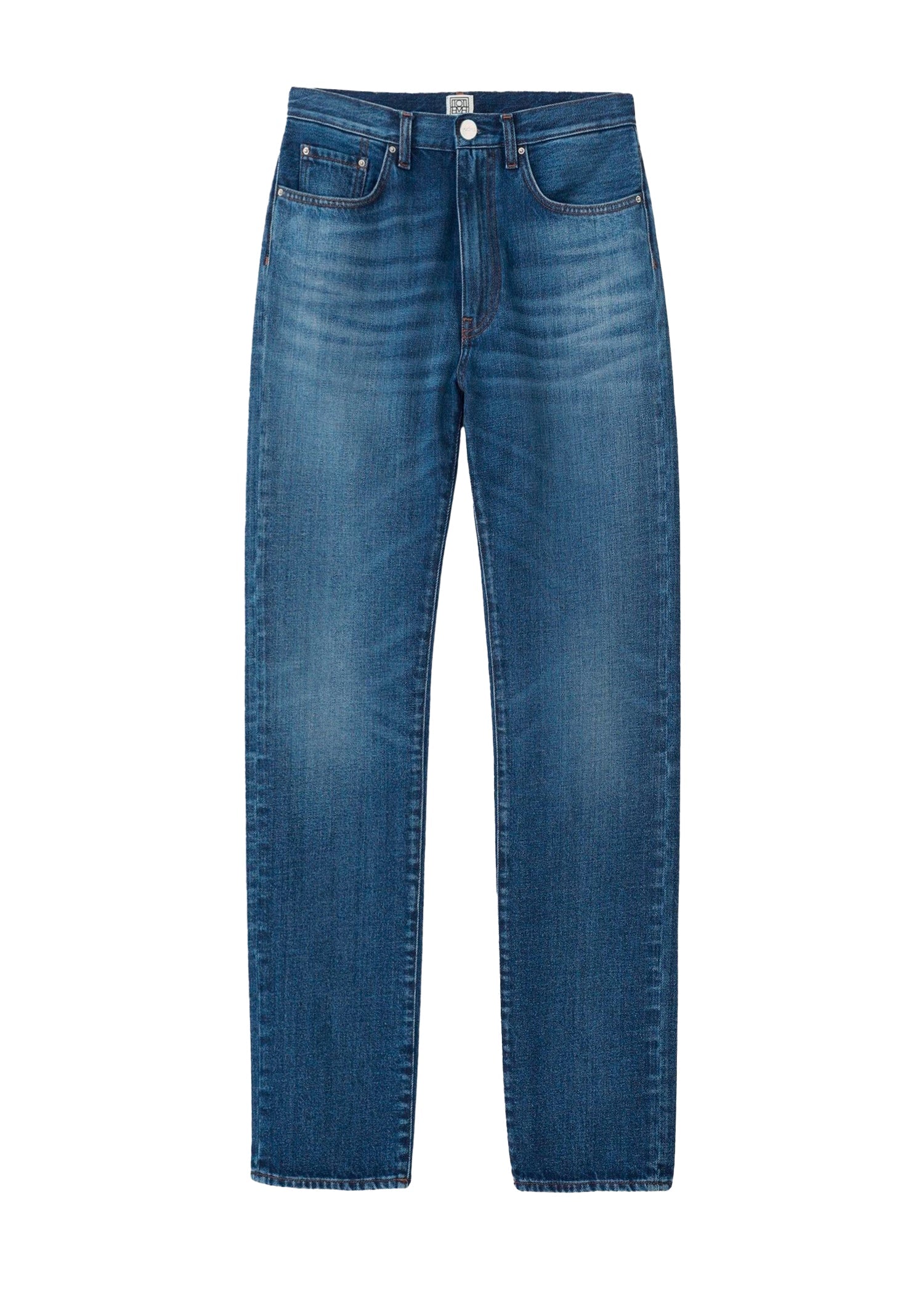 Pantalon coupe régulière en denim - Dark Vintage Wash