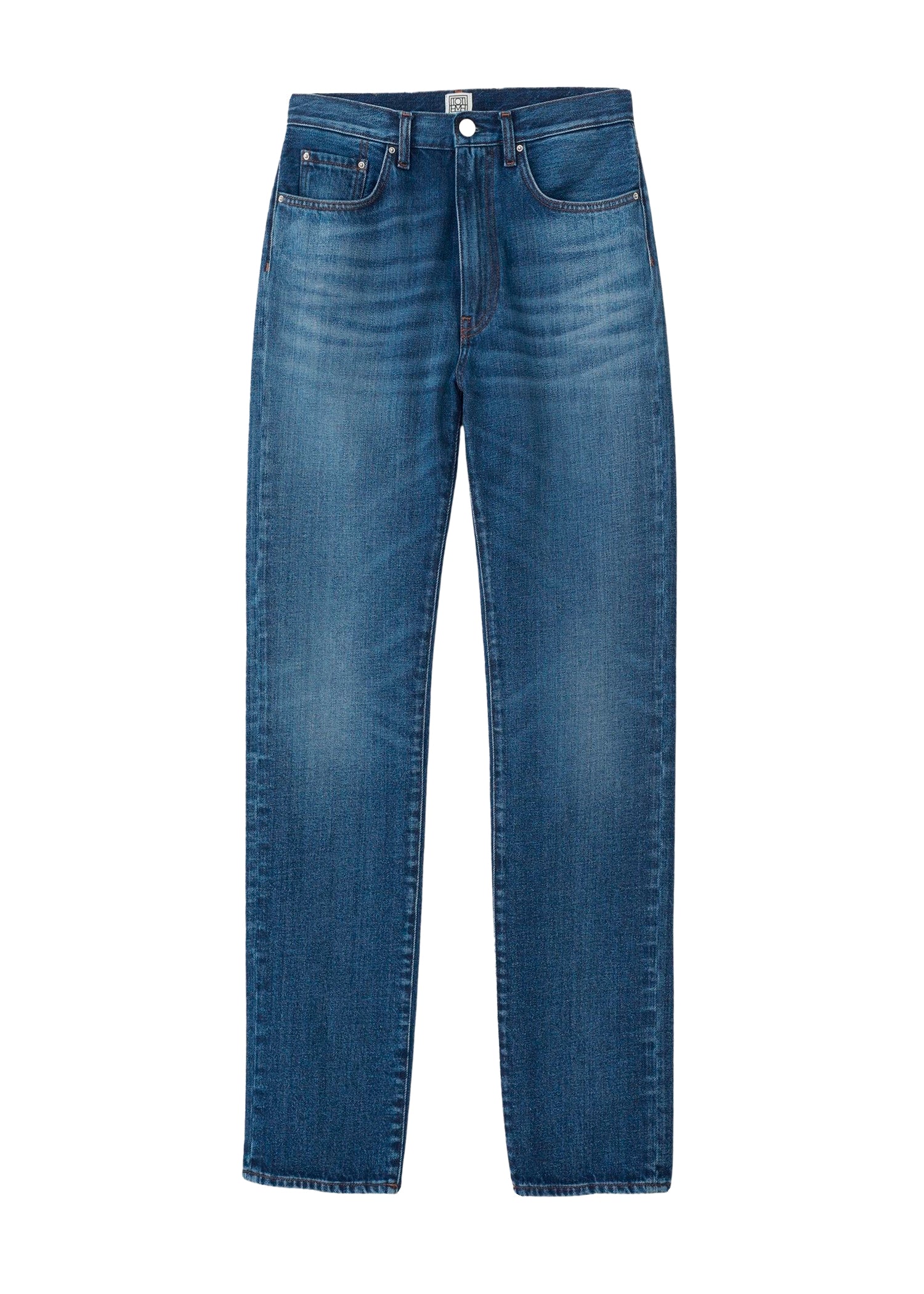Pantalon coupe régulière en denim - Vintage Wash