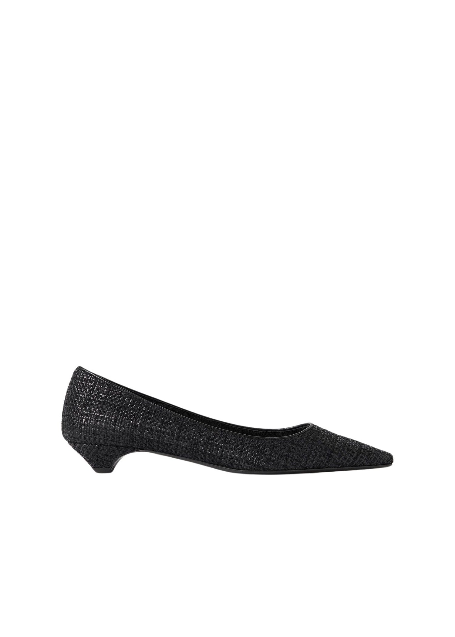 Escarpins pointues 30 en soie - Black