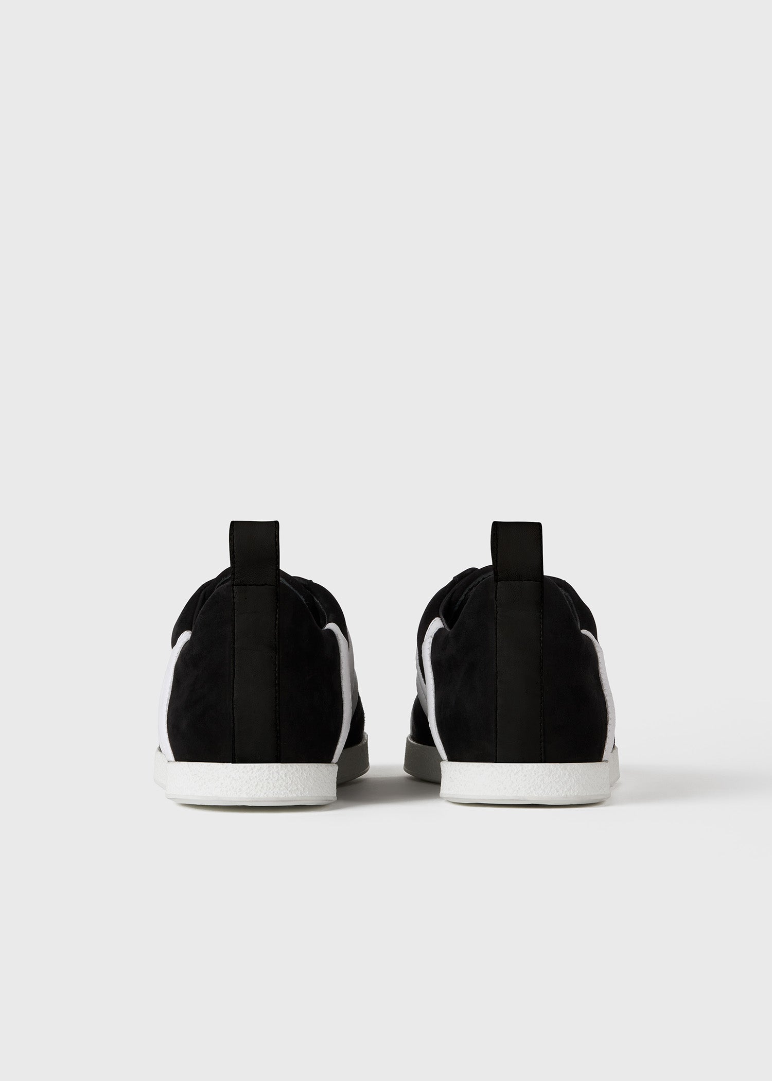 Baskets monogramme en cuir - Black Suede