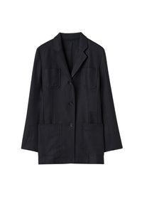 Blazer à poches plaquées - Charcoal Melange