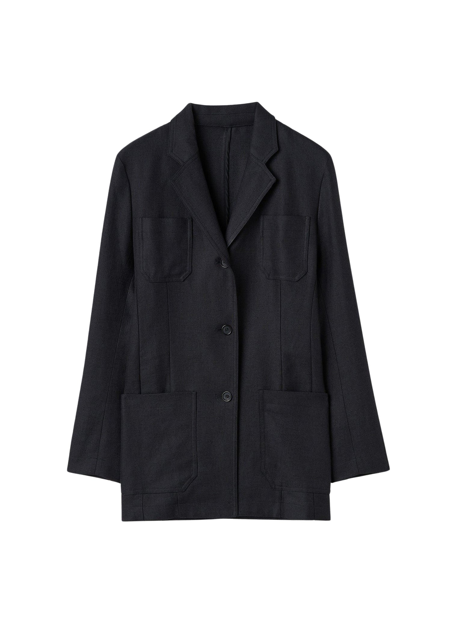 Blazer à poches plaquées - Charcoal Melange