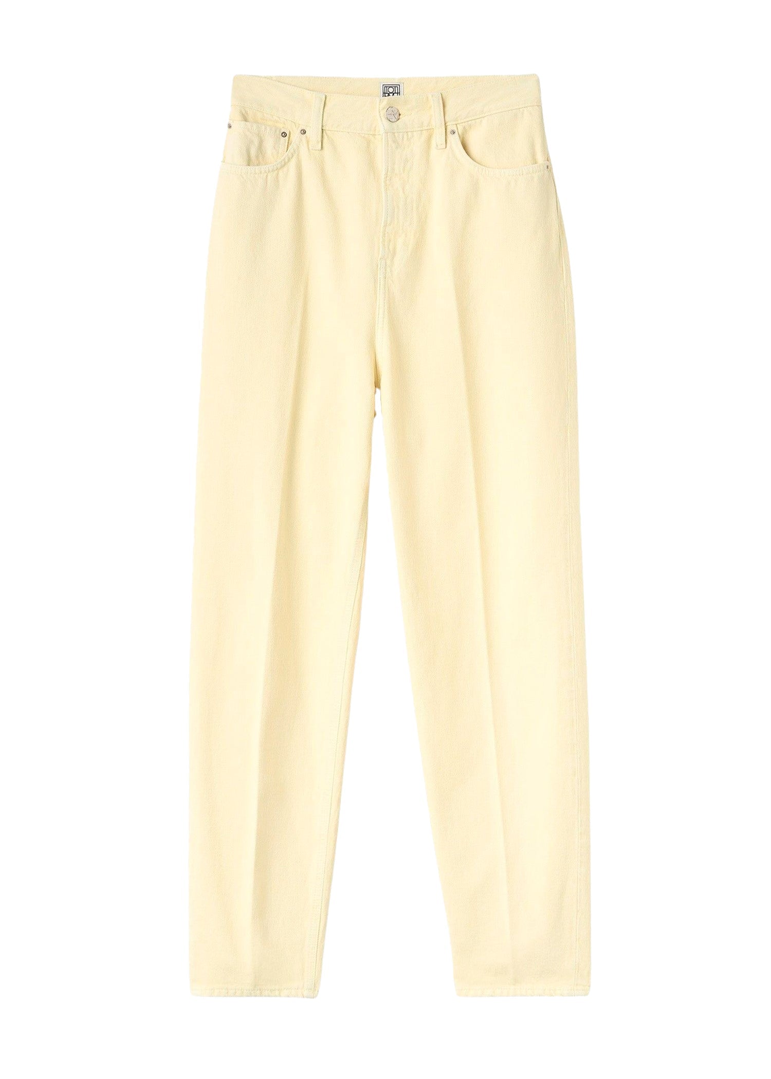 Pantalon fuselé en denim - Washed Straw