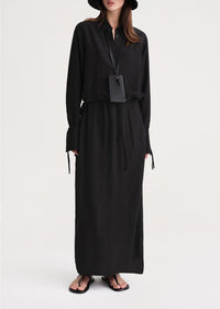 Chemise à cordon de serrage - Black