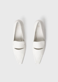 Escarpins à découpes 50 en cuir - Off White