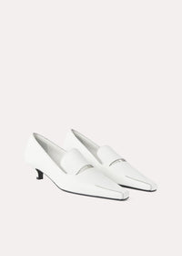 Escarpins à découpes 50 en cuir - Off White